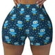 thumbnail image 2 of Fotbe Blue Owl Shorts Sin Costuras – Shorts Deportivos de Cintura Alta para Mujer, Elásticos para Gimnasio, Yoga, Running o Ciclismo-Medium, 2 of 8