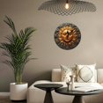 thumbnail image 5 of Wall Clock Decorative - Fantasy Sun Face Print 2D Vintage Wall Clocks Battery Operated Silent Non-Ticking for Bedroom, Living Room, Kitchen, Office, Classroom, 10 Inch, 5 of 7