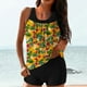 thumbnail image 1 of Trajes de baño tankini para mujer Trajes de baño de dos piezas con espalda de tiras y estampado conservador para mujer Traje de baño de dos piezas para mujer, 1 of 6