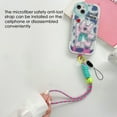 thumbnail image 2 of Mobile Phone Lanyard Adjustable Reusable Neck Lanyard with Hanging Rope with Hook Microfiber Safety Straps Accessory Picnic Running Type 9, 2 of 7