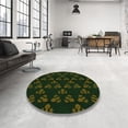 thumbnail image 4 of Ahgly Company Machine Washable Indoor Rectangle Transitional Night Black Area Rugs, 7' x 9', 4 of 7