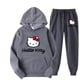 thumbnail image 1 of Sudadera con capucha informal unisex con estampado de dibujos animados de Hello Kitty, pantalones informales, oferta transfronteriza de AliExpress, 1 of 5
