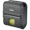 Brother RuggedJet RJ4030-K Direct Thermal Printer, Monochrome, Portable, Label Print, USB, Serial, Bluetooth, Battery Included