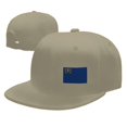 thumbnail image 4 of DouZhe Flat Brim Cap Snapback Hat, Nevada State Flag Prints Adjustable Yellow Adult Baseball Cap, 4 of 6