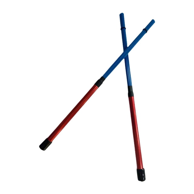 Baquetas de Jazz CUTICAT Cepillos de Batería para Niños Adultos Banda Rojo Azul