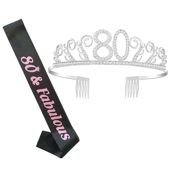 Minkissy 1 Set Birthday Crown for Adult Celebratory Head Accessory Assorted Color