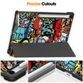 thumbnail image 5 of Allytechgroup Slim Case for Samsung Galaxy Tab S10 FE+ 13.1 Inch 2025 SM-X620 X626B, Trifold Stand Flip Cover Protective Drop Proof Stylish Tablet Case for Galaxy Tab S10 FE+ Plus 5G, Painting, 5 of 10