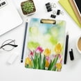 thumbnail image 7 of FMSHPON Spring Tulip Flower Clipboard Hardboard Wood Nursing Clip Board and Pull for Standard A4 Letter 13x9 inches, 7 of 7