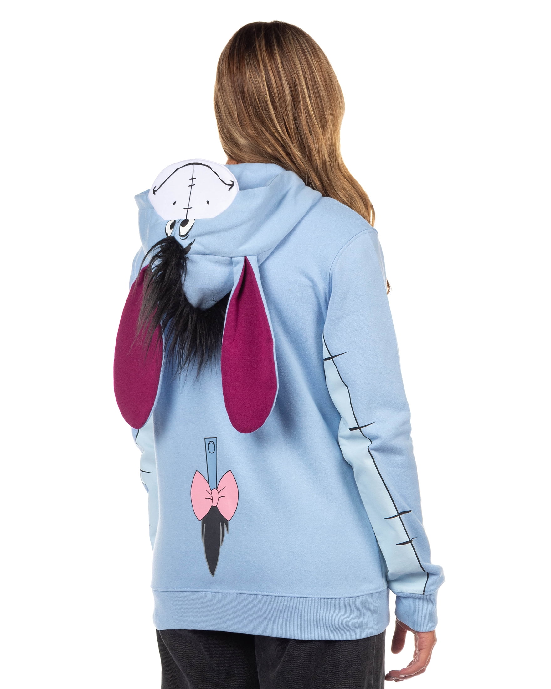 Disney Winnie the Pooh Hoodie Juniors Character Hooded Costume Zip Up Sweater