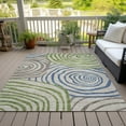 thumbnail image 6 of Addison Rugs Chantille Indoor/Outdoor Transitional Swirls Beige Washable Rectangle Rug, 10' x 14', 6 of 6