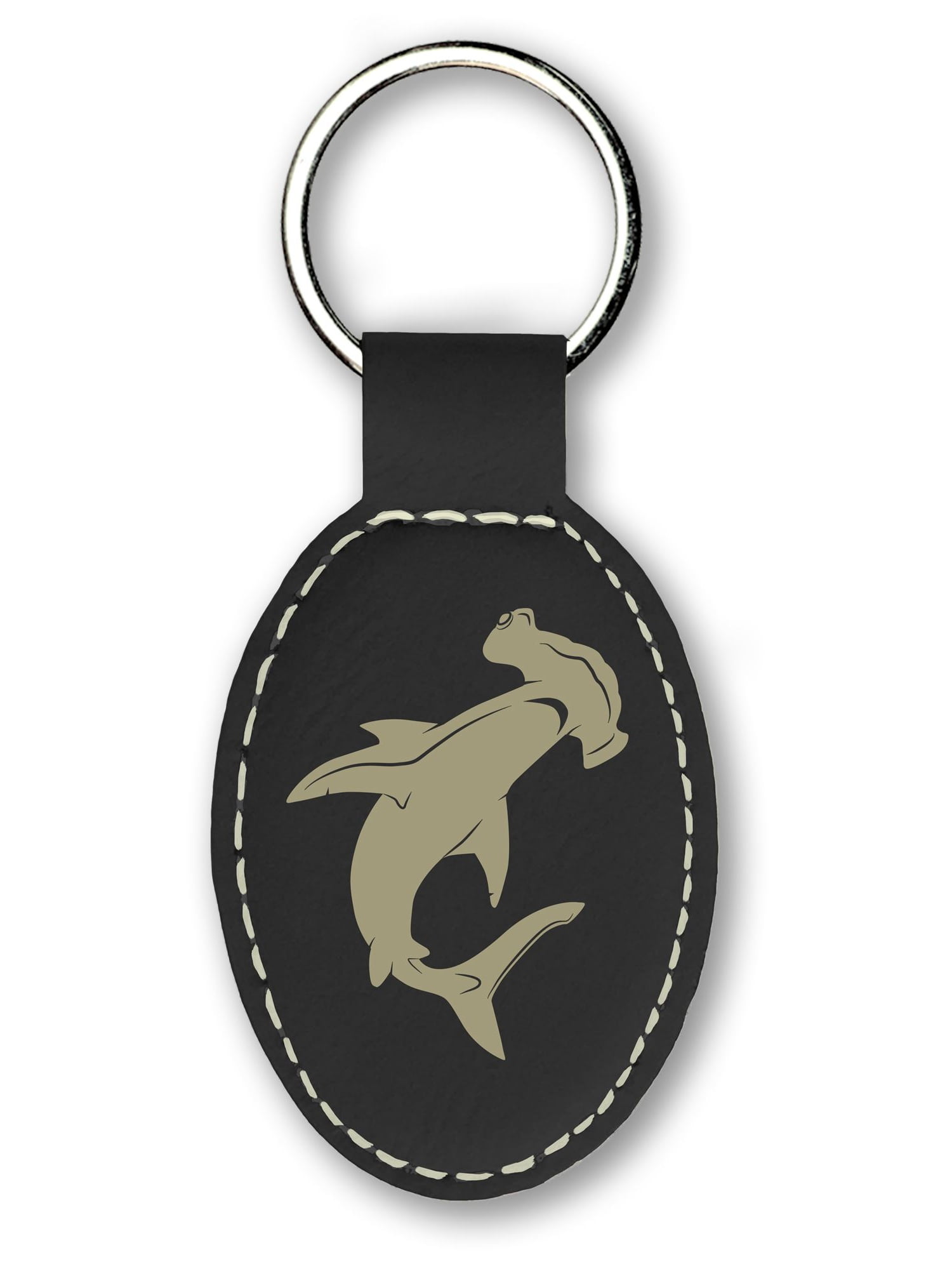 Keychain Hammerhead Shark (Black)
