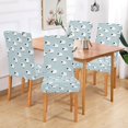 thumbnail image 2 of Yayeee 4 Pack Dining Chair Covers Stretch Parson Chairs Slipcovers Seat Protector, Cartoon Sheep Pattern, 2 of 6