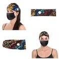 thumbnail image 4 of FormulaMod  4pcs Headbands with Buttons for Face Masks includes 2 Elastic Twisted Hair band and 2 Wide Holder Elastic Headbands for Nurses Doctors and Women to Protect Your Ears, 4 of 4