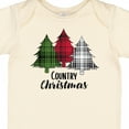 thumbnail image 4 of Inktastic Country Christmas Plaid Trees Boys or Girls Baby Bodysuit, 4 of 5