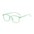 thumbnail image 2 of YAOBAMM Lightweight Blue Light Blocking Glasses Blue Light Blocking Glasses Unisex Retro Large Square Frame Clear View Strong Hinge Eye Protection Clear Bluelight Glasses, 2 of 6