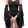 thumbnail image 4 of RYUJNDK Tulle Arm Covers Long Sleeve for Bridal Gown Dress Decorative Sleeves Shirt Bishop Sleeve Dress Decorative Long Sleeve, 4 of 8