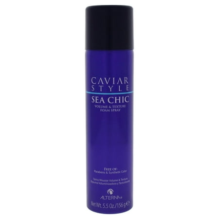 Alterna Caviar Style Sea Chic Volume & Texture Foam Spray - 5.5 oz Hair (Best Hair Products For Volume And Texture)