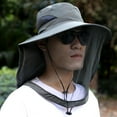 thumbnail image 3 of Chapeau Seau en Maille Anti-Moustiques Masque Facial d'Été T7N6 R5N8 Z9J7 W7D5, 3 of 7
