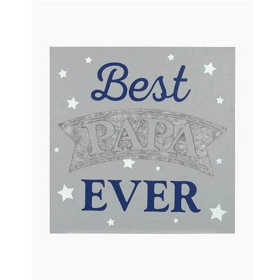 Malden Best PAPA EVER Wood Box Sign