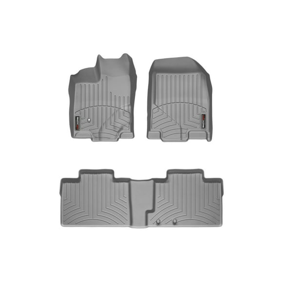 WeatherTech Custom Fit FloorLiners compatible with 2007-2010 Ford Edge - 1st & 2nd Row, Grey