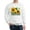 White, variant on CafePress - Modern Vintage Sunflower Sweatshirt - Crew Neck Sweatshirt