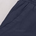 thumbnail image 5 of JnLxul Wide Leg Pants for Women Elastic Waist Drawstring Loose Summer Casual Lightweight Pants with Pockets(X-Large,Navy), 5 of 7