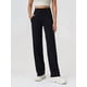 thumbnail image 4 of Pantalones Anchos y Cómodos para Mujer, con Bolsillos Grandes, para Fitness, Yoga y Deportes Casuales. Negro Extendido XL, 4 of 8