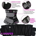 thumbnail image 7 of COMFREE Women's Sauna Waist Trainer Sweat Belt Compression Trimmer Workout Fitness Shapewear, 7 of 7