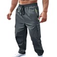 thumbnail image 5 of Men’s Loose Straight Sweatpants Casual Sports Trendy Everyday Bottoms, 5 of 5