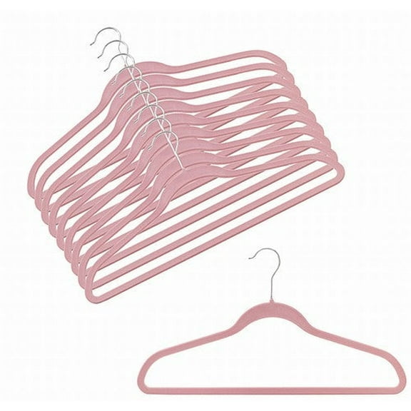 Slim-Line Pink Shirt/Pant Hanger