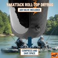 thumbnail image 2 of Bolsa Estanca YakAttack 20L con Cierre Enrollable Impermeable Carbono Negro, 2 of 9