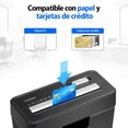 thumbnail image 4 of Triturador De Papel SANGKEE Corte Transversal 6 Hojas 10L, 4 of 8