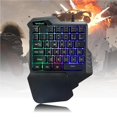 thumbnail image 2 of Teclado Para Juegos Teclado Para Juegos Con Una Sola Mano Teclado Pequeño Para Juegos Rgb Siente Un Reposamanos 35 Teclas Retroiluminación Colorida Para Juegos Lol/Pubg/Fortnite/Wow/Dota/Ow Inevent EL012796-00, 2 of 6