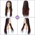 thumbnail image 2 of Lyricalhair Lace Front Box Braided Wig for Black Women Hand Braids Baby Hair front Natural Hairline Micro Twist Braid Wigs Synthetic Hairpiece, 2 of 7