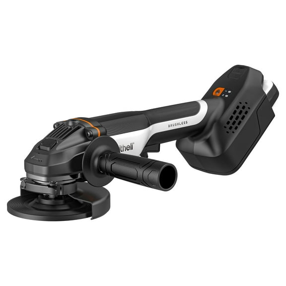 Litheli 20V Brushless Cordless Angle Grinder, 4.9-Inch Variable Speed Grinder with Battery & Charging Cord, Max 8500 RPM, for Metal, Wood, Tile