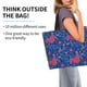thumbnail image 2 of Balery Chicken and Rooster Bolsa Tote Estilo Estético con Cremalleras, Bolsa de Hombro, Bolsa de Compras Grande y Plegable, 2 of 8