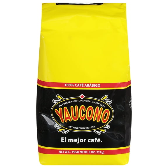 Yaucono Metalizado Medium Roast Ground Coffee, 8 oz Bag