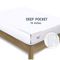 thumbnail image 5 of Erosebridal Wolf Fitted Sheet Set Twin,Vintage American Flag Bedding Twin Size,Woodland Animal Decor,2pcs(No Top Sheet), 5 of 6