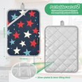thumbnail image 6 of Yayeee Pot Holders Kitchen Heat Resistant with Pockets 7"x9.8" Cotton Oven Cooking Hot Pads, Red White Stars, 6 of 7