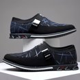 thumbnail image 2 of Zapatos casuales para hombre, sin cordones, a la moda, para negocios, transpirables, para primavera, gran oferta, mocasines para hombre, color azul (26 cm), 2 of 4