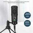 thumbnail image 6 of Gaming USB Microphone Noise Cancellation Condenser Mic for Pc Podcast with Boom Bracket C, 6 of 10