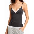thumbnail image 3 of Women Camisoles Lace V Neck Tank Top Spaghetti Strap Slim Fitted -Tops Going Out Y2K Shirts Gray L, 3 of 10