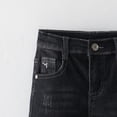thumbnail image 6 of Kiijoy Boys Jean Shorts Summer Mid Rise Stretch Denim Shorts with Pockets, Black, Sizes 9-10, 6 of 6