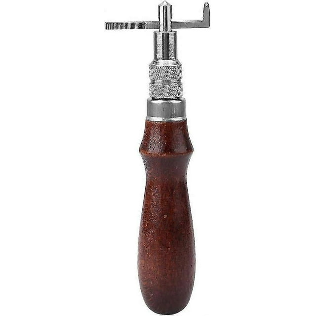 Professional Leather Working Tool Adjustable Seam Groover Crease Edge Skiving Leather Tool for DIY Leather Artwork