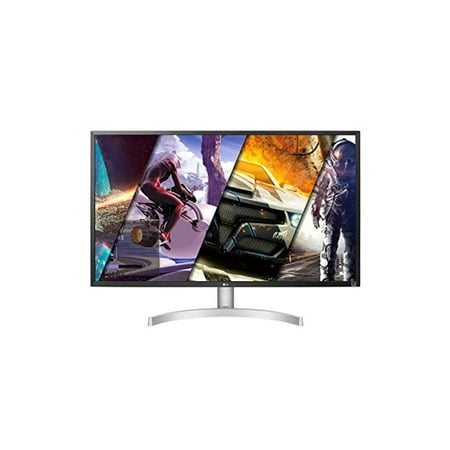 LG - 32” UHD (3840 x 2160) HDR Monitor with AMD FreeSync - (DisplayPort, HDMI) - White