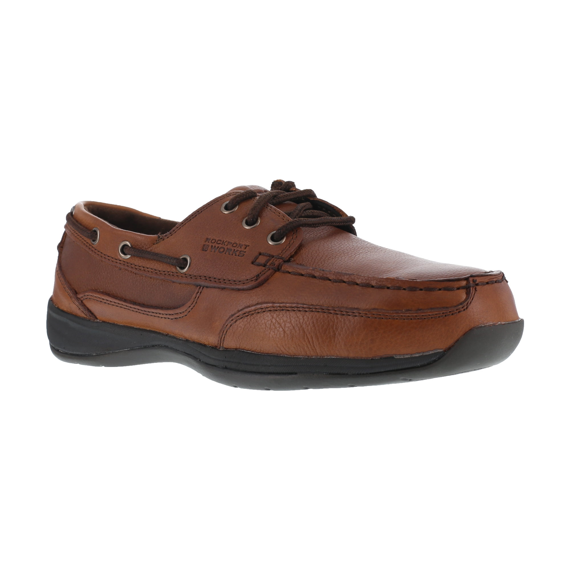 Men's Safety Shoes Safety Footwear Rockport Mens Hampton Brown Boat