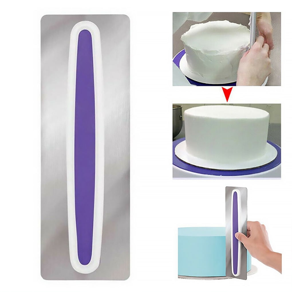 1PC Icing Smoother Pastry Cake Scraper Decorating Comb Durable DIY Baking Tool！ 