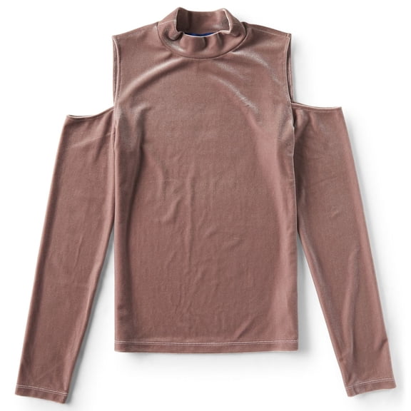 Aeropostale Womens Velvet Knit Blouse, Pink, Juniors, X-Large