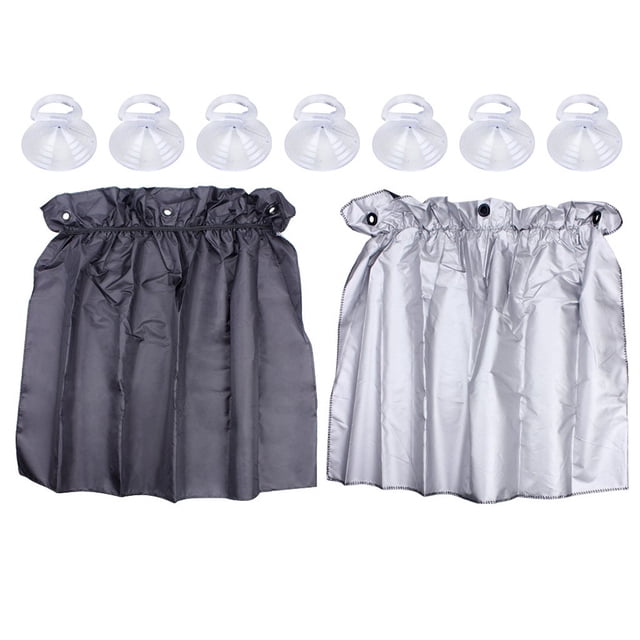 Car Shade Protect Car Sun Block Cortinas Ventana Lateral Trasera Cortina Ventosa Con Bolsa De Almacenamiento Yuarrent VI009877-00