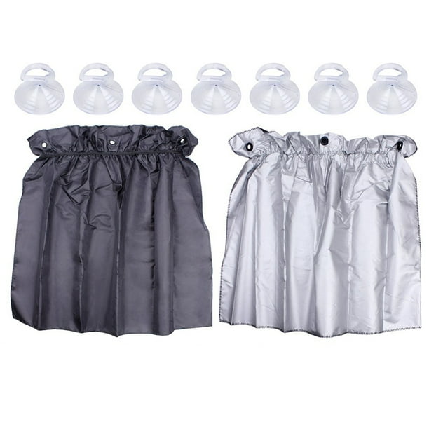 Car Shade Protect Car Sun Block Cortinas Ventana Lateral Trasera Cortina Ventosa Con Bolsa De Almacenamiento Cateissary VI009877-00